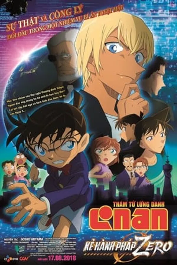 Poster phim Detective Conan Movie 22: Zero The Enforcer trên SubNhanh