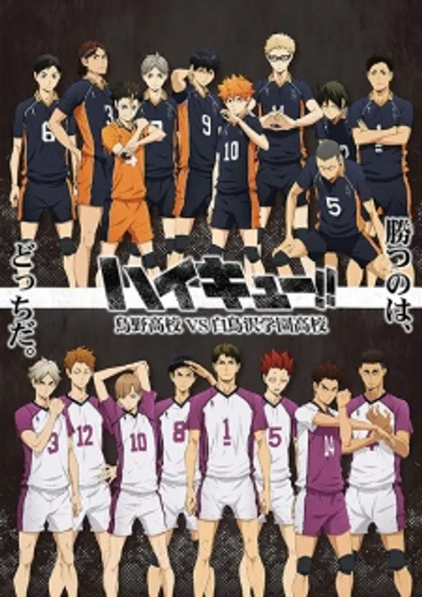 Poster phim Haikyuu!! Karasuno Koukou vs. Shiratorizawa Gakuen Koukou trên SubNhanh