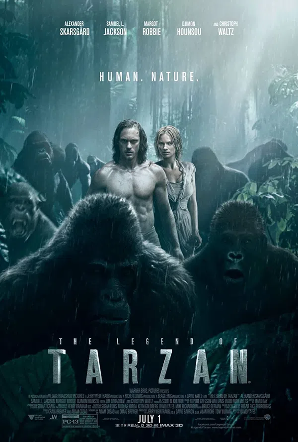 Poster phim The Legend of Tarzan trên SubNhanh